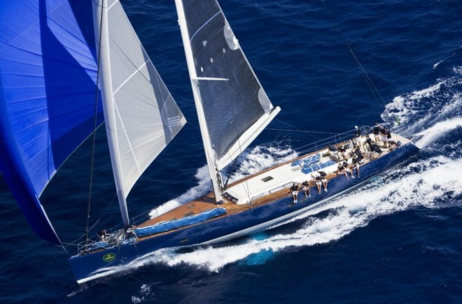 Lindsay Owen Jones’ MAGIC CARPET 2, overall winner in the Wally Division  - Rolex Maxi Cup ©  Rolex/Daniel Forster http://www.regattanews.com